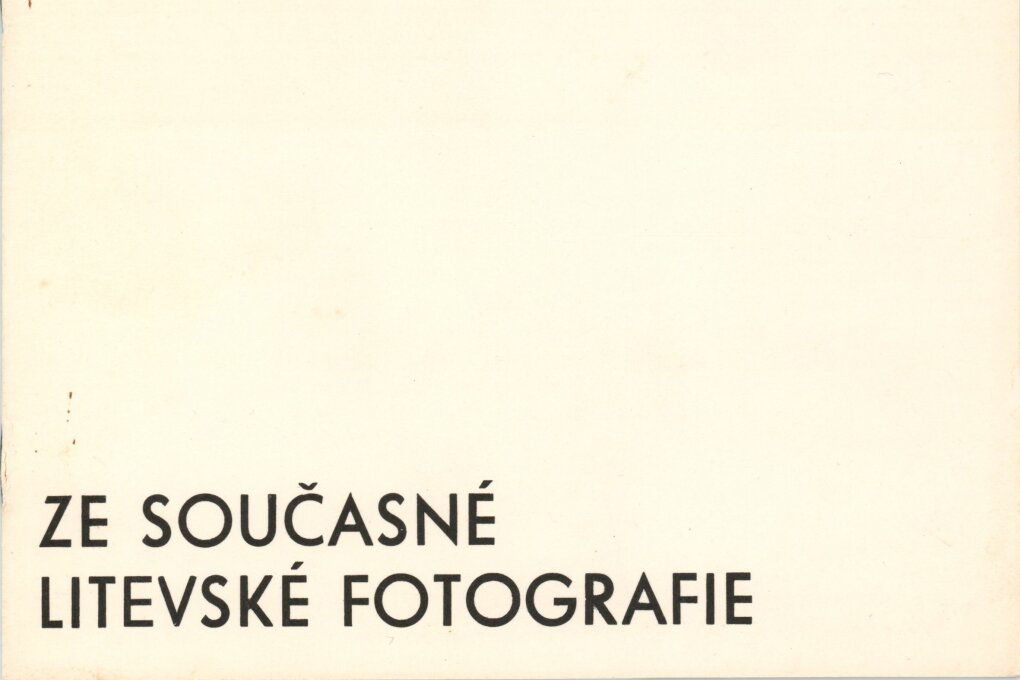 Ze současné litevské fotografie